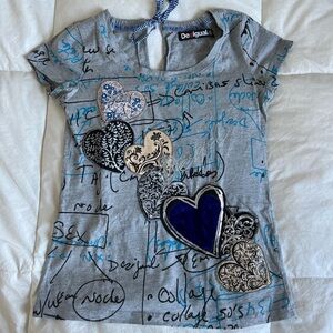 Vintage Desigual patchwork t-shirt